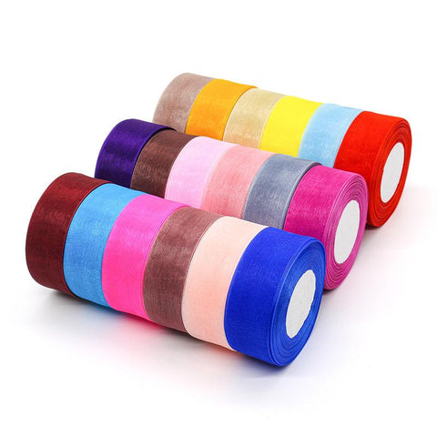 Organza Ribbon For Handmade Bow Craft-HA00172-Veeddydropshipping