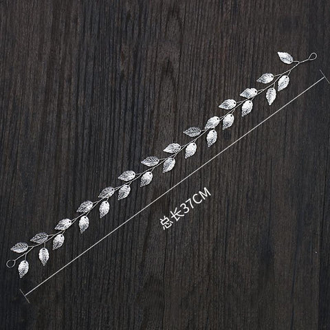 Tiaras Leaves Wedding Hair Accessories Women Hair Jewelry -JW00530-Veeddydropshipping