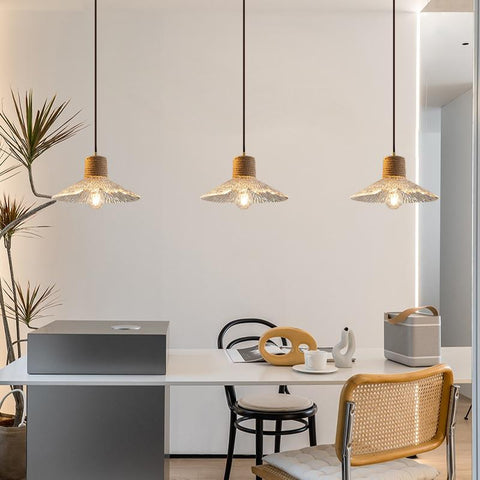 Simple Chandeliers Glass Pendant Light-TI00404-Veeddydropshipping