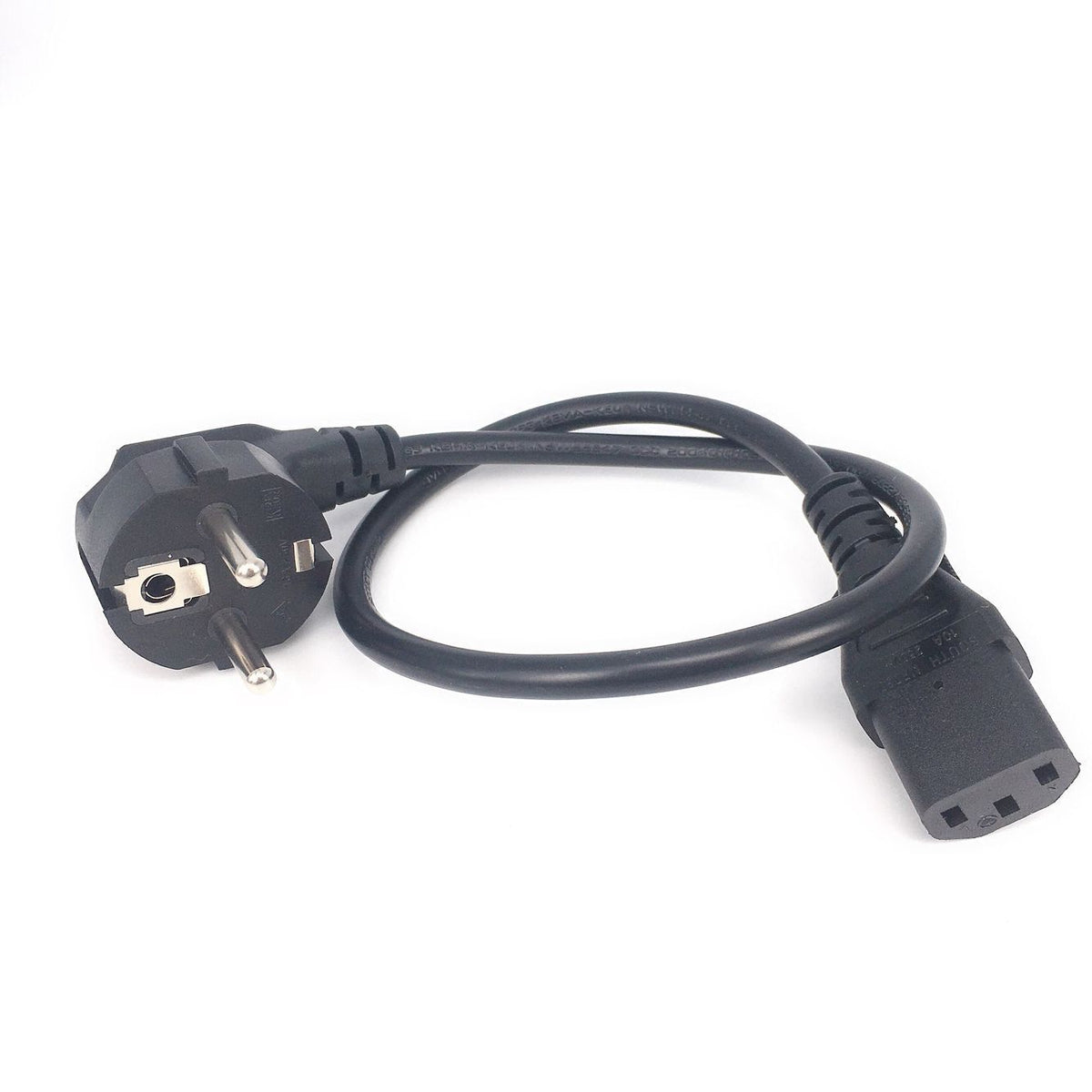 CEE7/7 to IEC C13 Power Cords, 10A/16A, 250V, H03VV-F 0.75mm Cable -CE00175-Veeddydropshipping