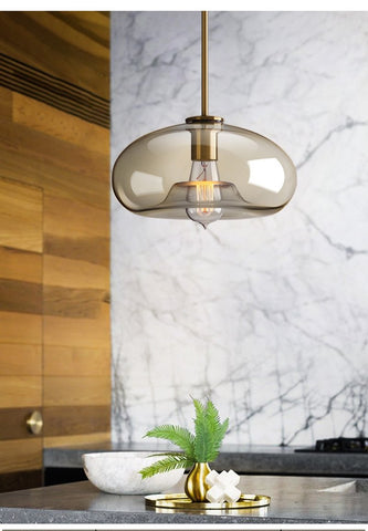 Modern hanging loft Glass Pendant Light-TI00339-Veeddydropshipping