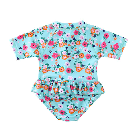 Wishere Baby Swimwear One Piece Swimsuit Kids UPF50+ Sunsuit Bathing -OS00287-Veeddydropshipping