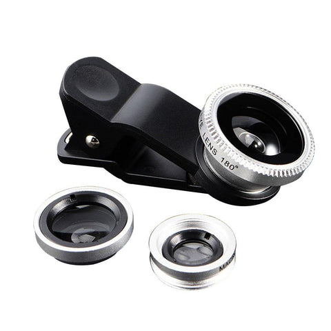 4 In 1 HD Ultra Wide Angle Mobile Lens with Selfie Ring Lamp-PA01239-Veeddydropshipping