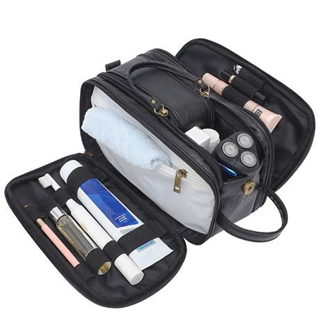 Toiletry Bag Travel Wash Case Pouch Shaving Dopp Kit Bathroom-BS00083-Veeddydropshipping