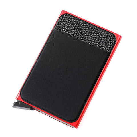 Metal Thin Slim Men Women Wallets Pop Up Minimalist Wallet-BS00191-Veeddydropshipping