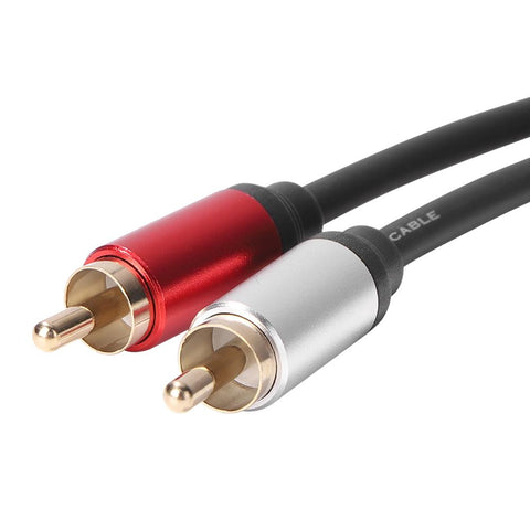 1 RCA  Splitter Cable Female to 2 Male RCA Jack Adapter Aux Y Type Cable Splitter-CE00960-Veeddydropshipping