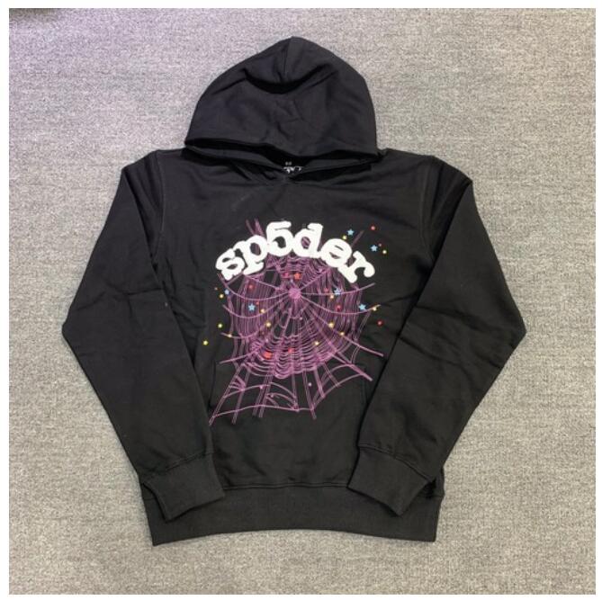 Hoodie Men Women High Quality Foam Print Spider-