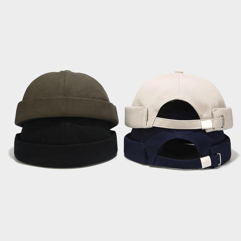 No Visor Melon Cap Hip Hop Fashion Unisex-Veeddydropshipping
