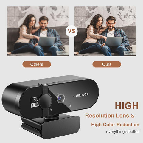 Webcam Online Webcam With Microphone Autofocus Web-CO00054-Veeddydropshipping