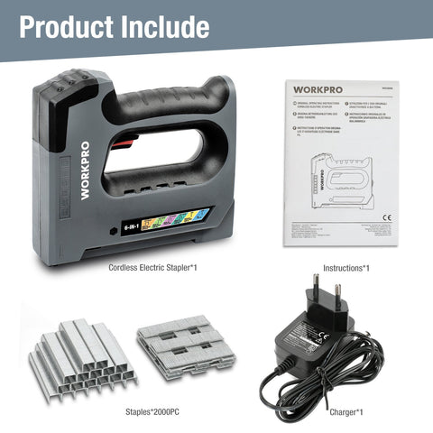 Heavy Duty Staple Gun Cordless Tacker-TI00025-Veeddydropshipping