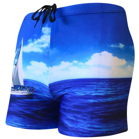 Men&#39;s Swimming Trunks Beach Shorts Boxer Briefs Men Male Swim Pool Swimsuit -OS00059-Veeddydropshipping
