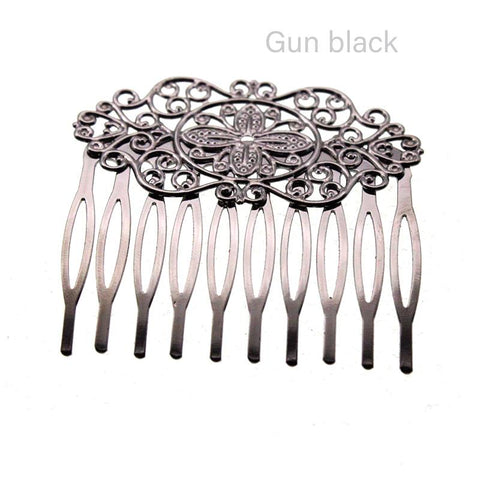 2pcs 10 teeth Hair Combs Hair Accessories For Bride -JW00542-Veeddydropshipping