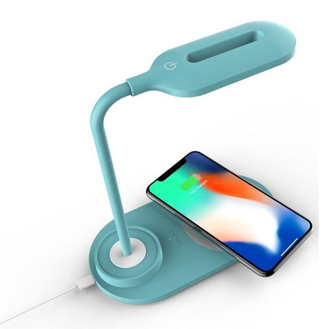 LED Desk Lamp with Wireless Charging Night Dimmable-Veeddydropshipping