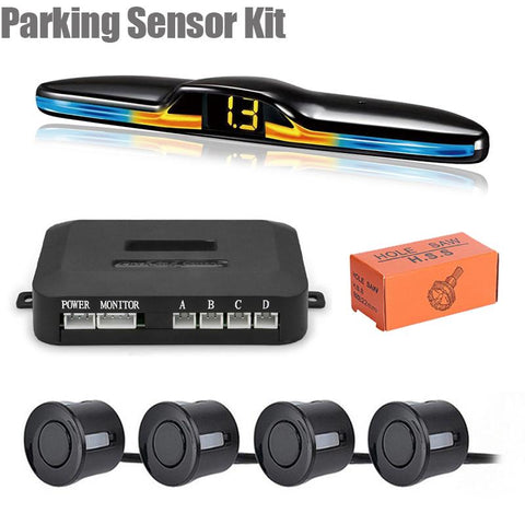 New LED Parking Sensor System Backlight Parktronic Monitor-AM00137-Veeddydropshipping