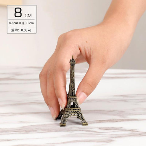 Bronze Paris Eiffel Tower Metal Crafts Home Decoration-HA00322-Veeddydropshipping