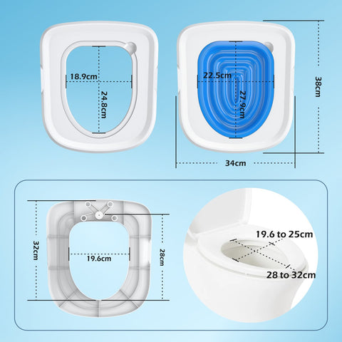Pet Upgrade Cat Toilet Trainer Toilet-HA01985-Veeddydropshipping