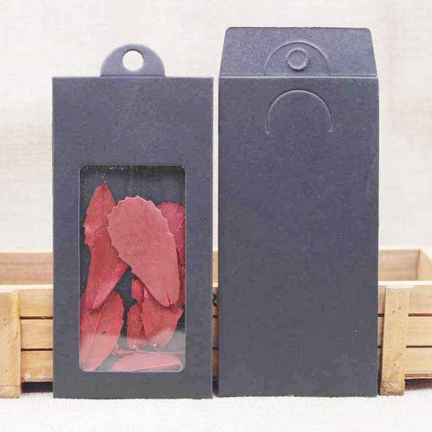 30PCS color cardboard jewelry  display window hanger box -JW01678-Veeddydropshipping