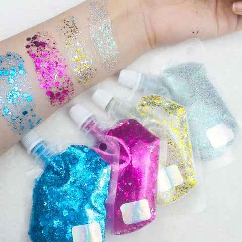 Face Jewels Eyeshadow Shimmer Face Eye Glitter-BH00613-Veeddydropshipping