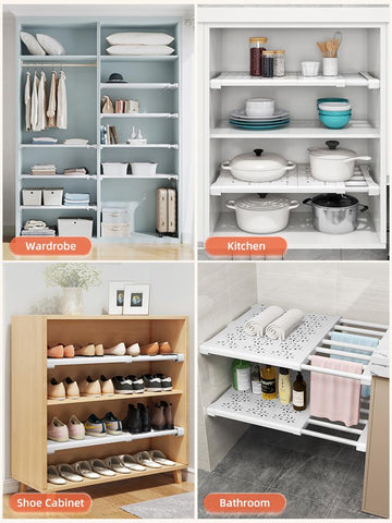 Cloths Shelves Closet Wardrobe Organizers Storage-HA00878-Veeddydropshipping