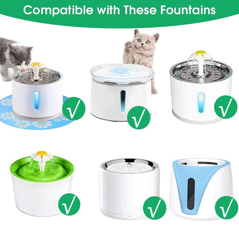 Cat Water Fountain Replacement Activated Carbon Filter-HA01382-Veeddydropshipping