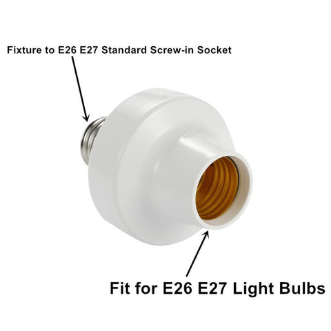 COURI E26 / E27 Wireless Smart Remote Control Light Lamp Base -CE00771-Veeddydropshipping