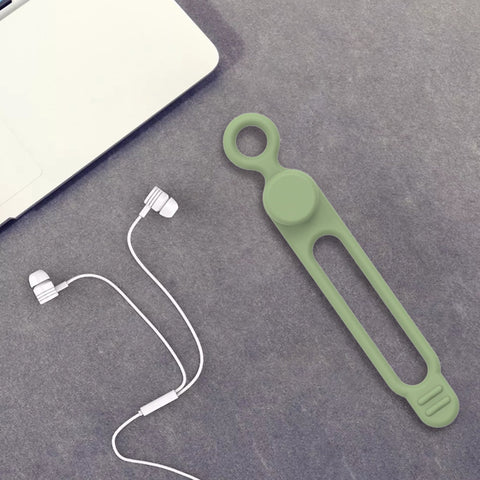 5 Pieces Cord Ties Silicone Cable Wire Ties Buckle Design Reusable Soft Cord Wraps For Kitchen-PA00899-Veeddydropshipping