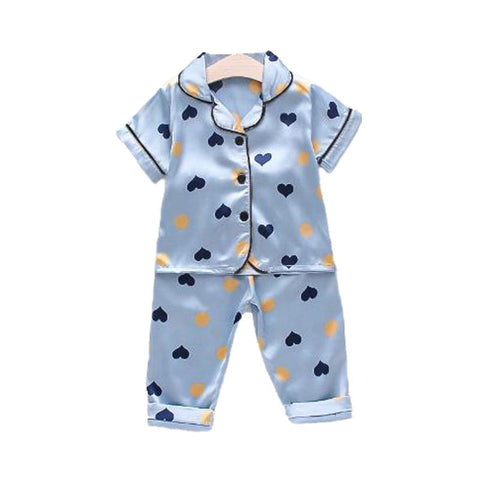 Girl Pajama Sets Boy Baby Clothes Kids Sleepwear Pijama Toddler Bear-TB01060-Veeddydropshipping