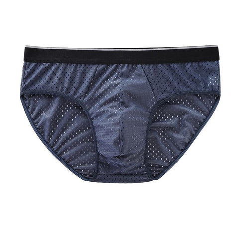 Underwear Large Size Men Panties Ice Silk Soft Comfortable-MF01696-Veeddydropshipping