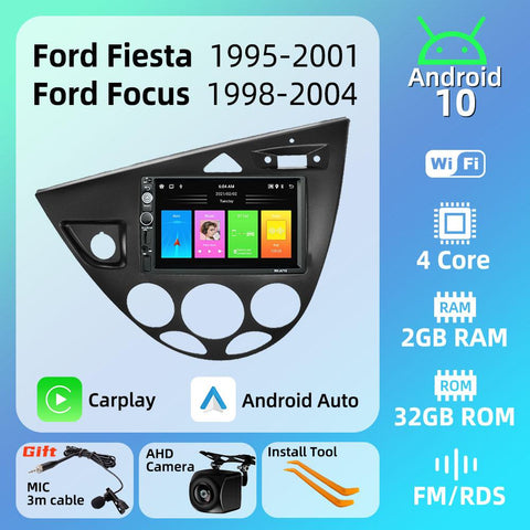 Car Radio 2 Din Android Stereo for Ford Fiesta 1995-2001 Focus-AM00547-Veeddydropshipping