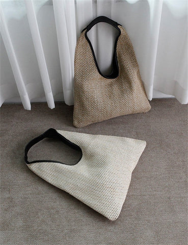 Solid Beige And Khaki Crossbody Bag Bucket Handbags For Men-BS00137-Veeddydropshipping