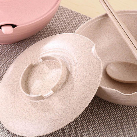 Wheat Straw Bowl instant noodles bowl-HA01328-Veeddydropshipping