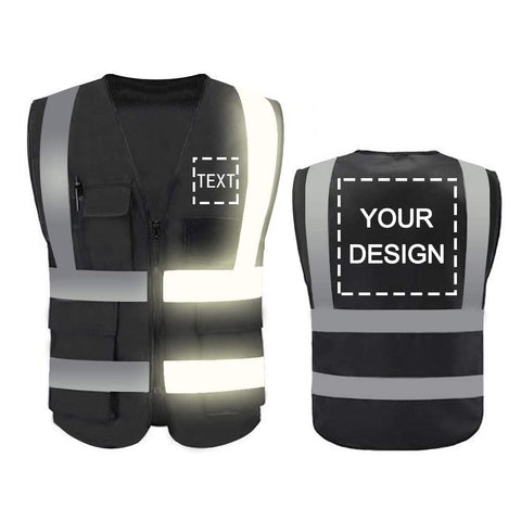 Safety Vest with Reflective Strips -CO00685-Veeddydropshipping