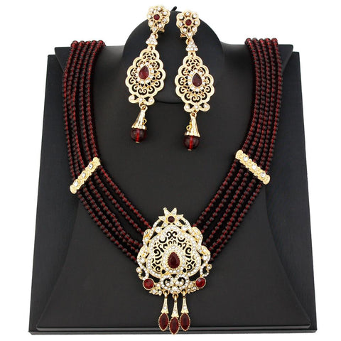 High Quality Natural Stone Beaded Jewelry Set Women Favorite Gift -JW00345-Veeddydropshipping