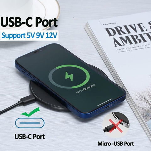 Wireless Charger Pad Induction Fast Charging Dock Station-Veeddydropshipping