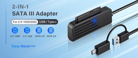 SATA to USB 3.0 Adapter Type C to  Cable 5Gbps High Speed Data Transmission -CE00005-Veeddydropshipping