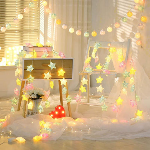 LED String Fairy Lights Garland Patio Crack Star Lamp Chain Christmas-TI00925-Veeddydropshipping