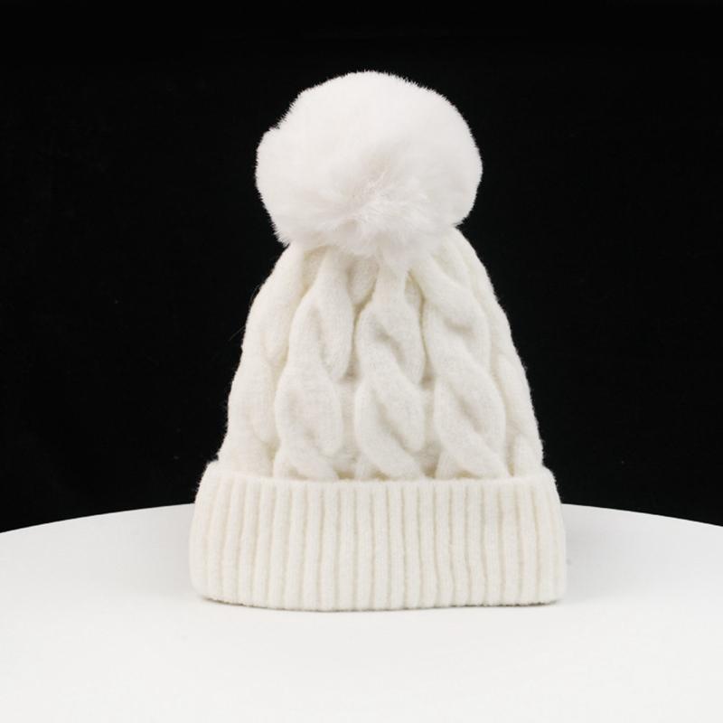 Warm Pompom Hat Autumn Winter Earflaps-Veeddydropshipping