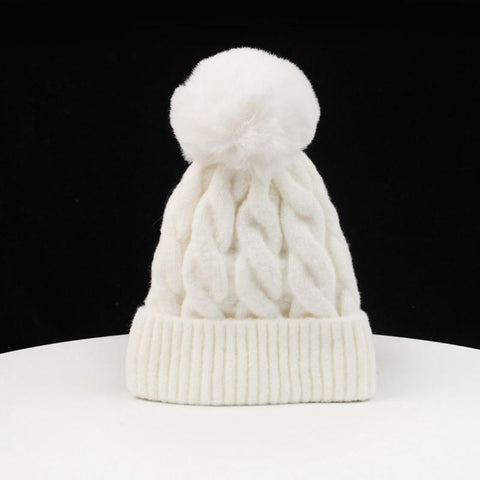 Warm Pompom Hat Autumn Winter Earflaps-Veeddydropshipping
