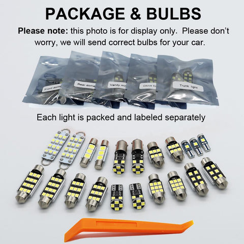 LED Interior Light Kit For Mercedes Benz A B C E S M Class W168 W169-AM00036-Veeddydropshipping