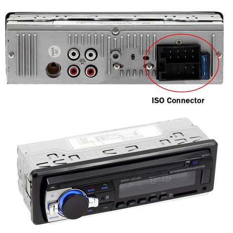 1 Pcs Car Radio Player Bluetooth Car Audio Stereo In-dash Aux Input-AM00653-Veeddydropshipping
