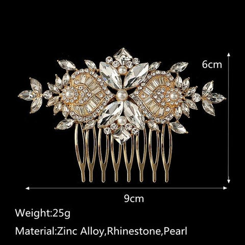Wedding Hair Combs Hairpins Clips for Bride Women  -JW00497-Veeddydropshipping