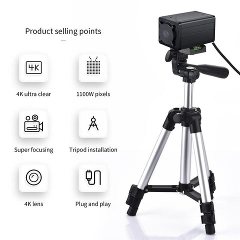 Web Camera Auto Focus with Microphone Tripod-CO00131-Veeddydropshipping