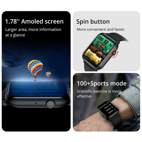 Screen Sports Modes Battery Support Always On Display Smart Watch-JW01127-Veeddydropshipping