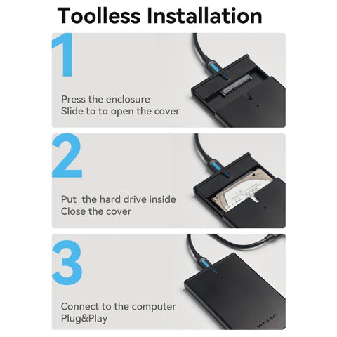 Adapter Hard Drive Disk Case HDD Enclosure-CO00938-Veeddydropshipping
