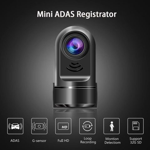 Car DVR ADAS Dashcam HDP Dash Camera USB Loop Record G-AM00556-Veeddydropshipping