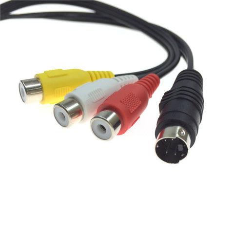 RCA Audio Video Cable Game Cable Transfer Cable S Terminal 4 Pin To AV -CE01453-Veeddydropshipping