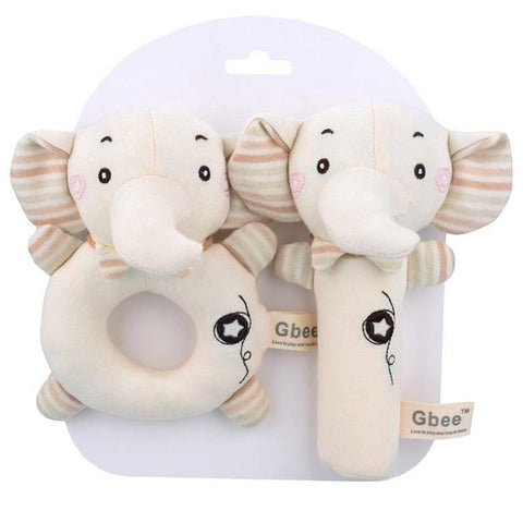 Newborn Baby Rattles Rabbit Bear Grab Ability Training Toys-TB00755-Veeddydropshipping