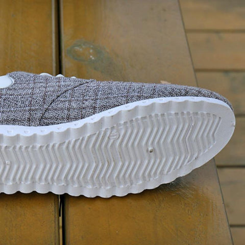 Casual Canvas Driving Lace Up Flat Shoes Lightweight-BS01380-Veeddydropshipping