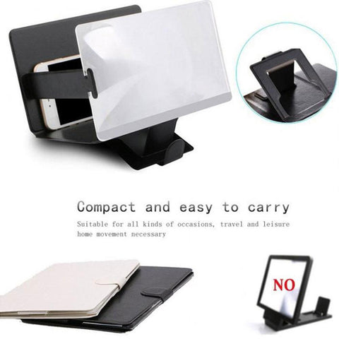 New Mobile Phone Screen Magnifier 3D Enlarger Magnifying Video Amplifier Projector-PA00698-Veeddydropshipping