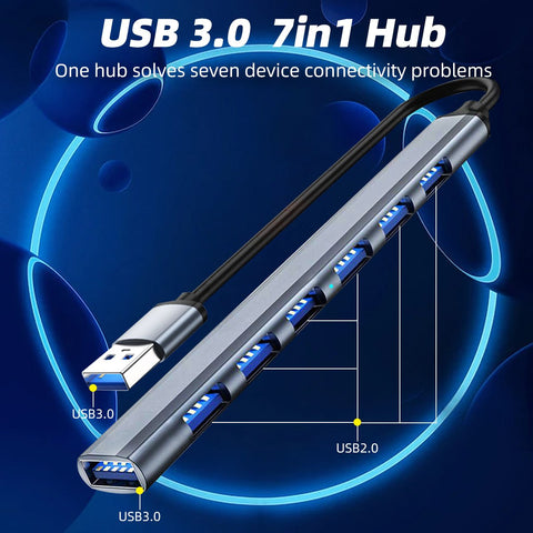HUB Multi Splitter Adapter Power Adapter-CO00145-Veeddydropshipping